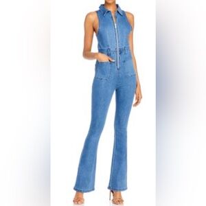 NWT Cider stretch denim jumpsuit size L